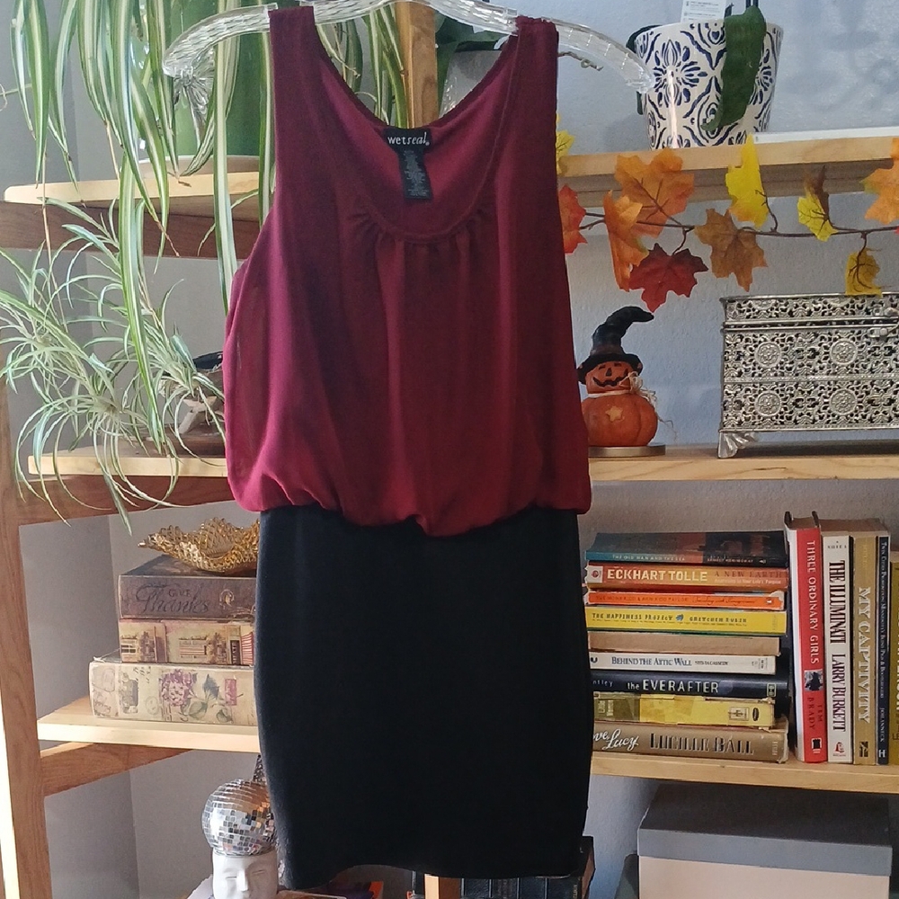 Wet Seal Deep Red Dress